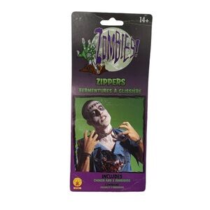 Rubie’s zippers 3 piece set choker and armbands for zombie / holiday costumes!